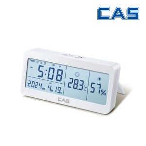 CAS 카스 디지털 실내온습도계 시간과 달력표시가능 T039