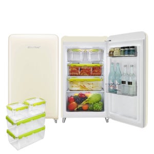 위니아 딤채 쁘띠형 김치냉장고 칵테일 크림(WDS10KTACCF)