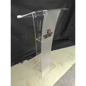 아크릴단상 투명 유리 B1 반투명 연단 사회자 사회대 강연대 강의대 AA형 조립형 입체로고 3D 캐릭터 조각하기