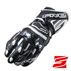 (아울렛 상품) 파이브 오토바이 장갑 RFX1 (BK/WH)