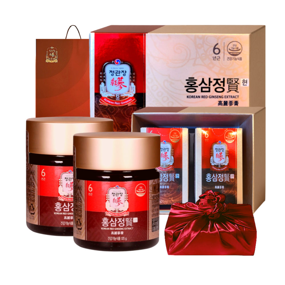 <b>정관장</b> 홍삼정 240g 현 홍삼 진액 로얄 농축액 듀얼 패밀리 세트