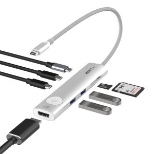 이지넷유비쿼터스 유이하 8in1 HDMI 온오프 USB C타입 멀티허브