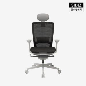 시디즈 T50 AIR 컴퓨터 책상 의자 화이트 (HLDA) 블랙