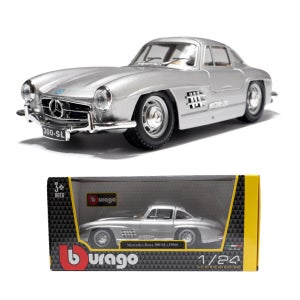 브라고 1:24 메르세데스 벤츠 300SL 1954 실버 올드카 자동차 다이캐스트 모형차