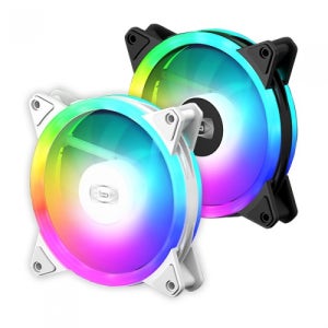 PCCOOLER CPS F3 T120 ARGB (3팩, 화이트) / MPS