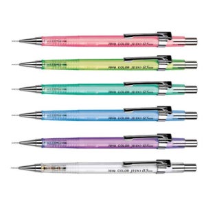 자바 칼라 제도샤프 투명 0.5 색상랜덤 국산