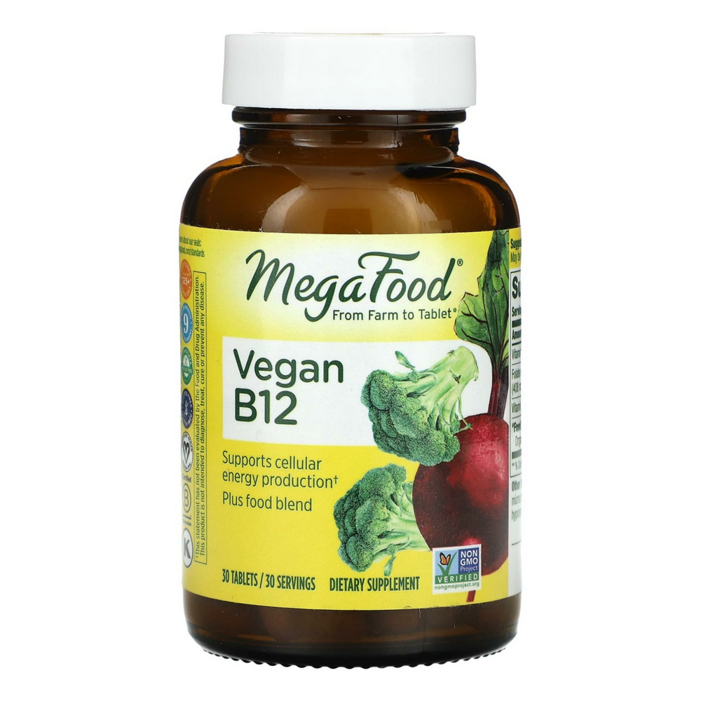 <b>메가푸드</b> MegaFood 비건 <b>비타민B12</b> 30타블렛