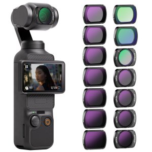 NEEWER 니워 FL-P10 DJI 오즈모 포켓3 전용 마그네틱 ND/CPL/효과 필터 14종 세트