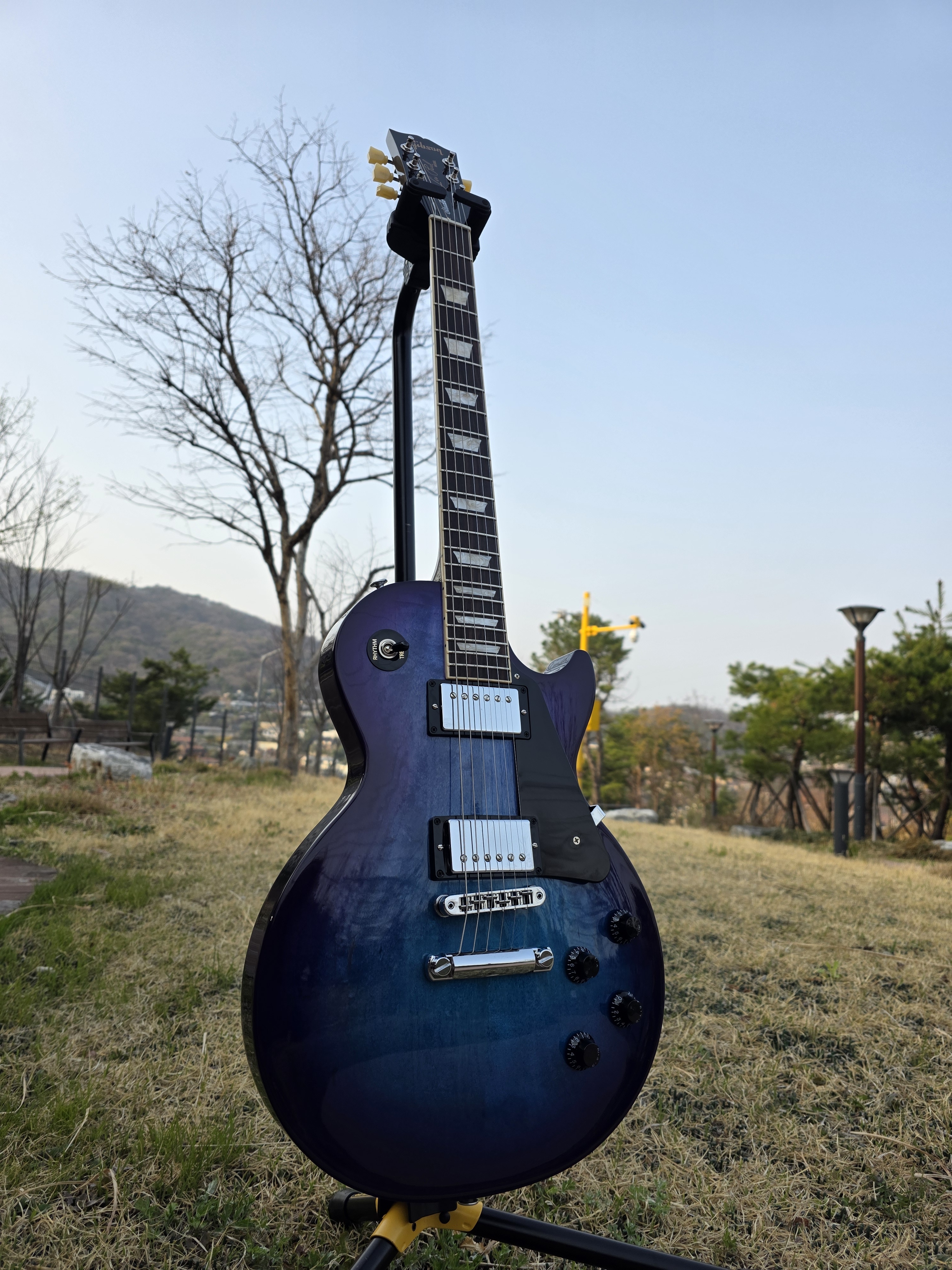 Gibson 깁슨 레스폴 스튜디오 블루 베리 버스트 USA