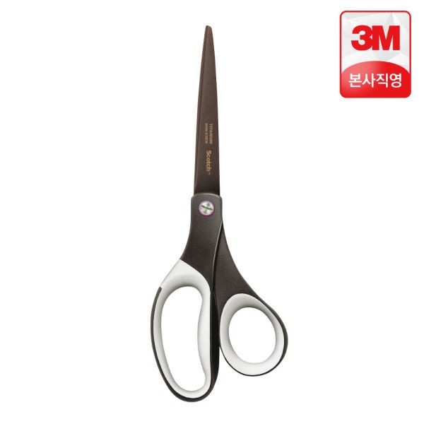 3M 스카치 프리미엄 티타늄 가위(브라운/화이트) 20.3cm(8인치)