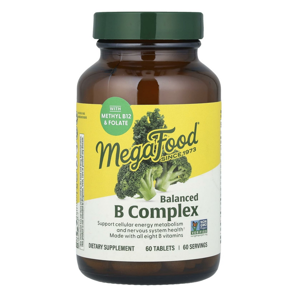 <b>메가푸드</b> MegaFood 밸런스드 B컴플렉스 비타민B복합체 60타블렛