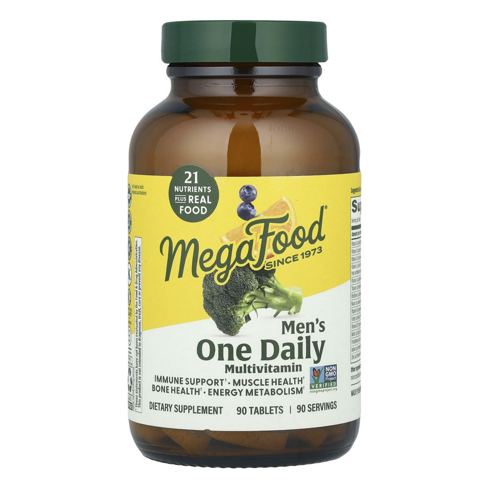 <b>메가푸드</b> MegaFood 맨즈 남성용 원데일리 멀티<b>비타민</b> 90타블렛