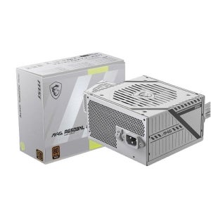 MSI MAG A650BNL 80PLUS BRONZE 650W PCIE5 저소음파워 플랫케이블 화이트