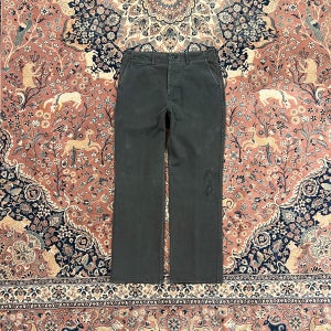 피어스 치노 팬츠 military chino pants(mending) - Black
