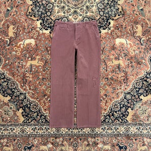 피어스 치노 팬츠 military chino pants(mending) - Purple