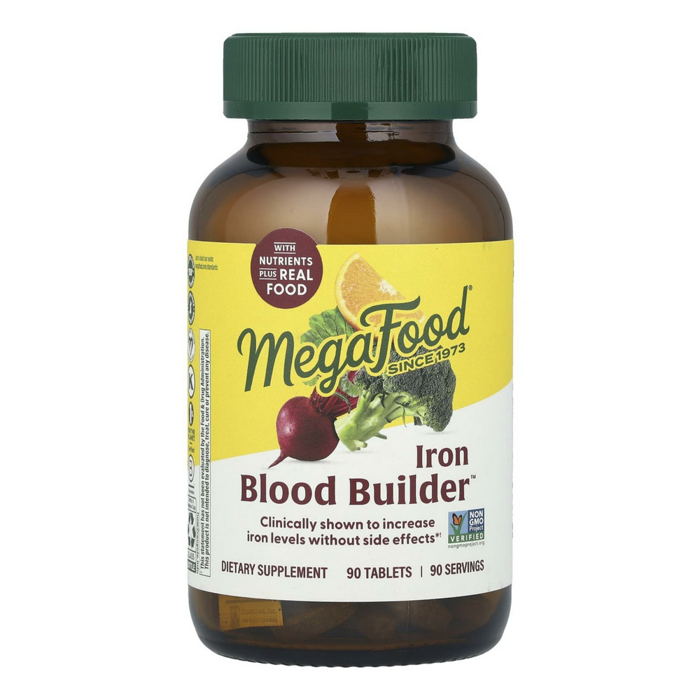 <b>메가푸드</b> MegaFood 아이언 블러드 빌더 철분 90타블렛