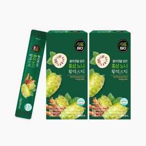 올바이오 홍삼 노니 콜라겐 활력 젤리스틱 20gX15 2박스 총 30포