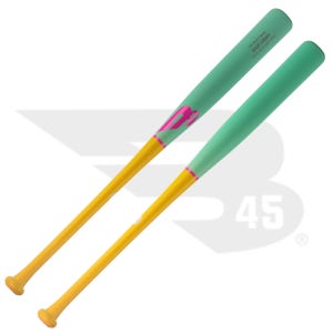 B45 25시즌 프로 캐나다산 우드 배트 B243C 샵오더 (민트/옐로우)