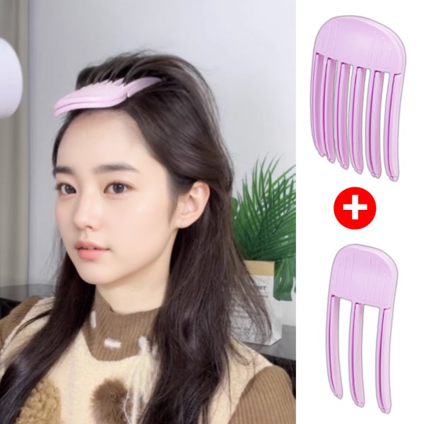 가르마볼륨집게 1+1 앞머리볼륨픽 볼륨집게 머리뿌리 헤어롤 모류교정