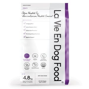 라비앙독 강아지 사료 가수분해 피부 눈물 알러지 개 애견 새우, 4.8kg, 1개