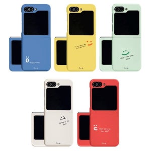 갤럭시 Z플립5 케이스 표정이모지 이모티콘 시즌2 슬림 하드 지플립