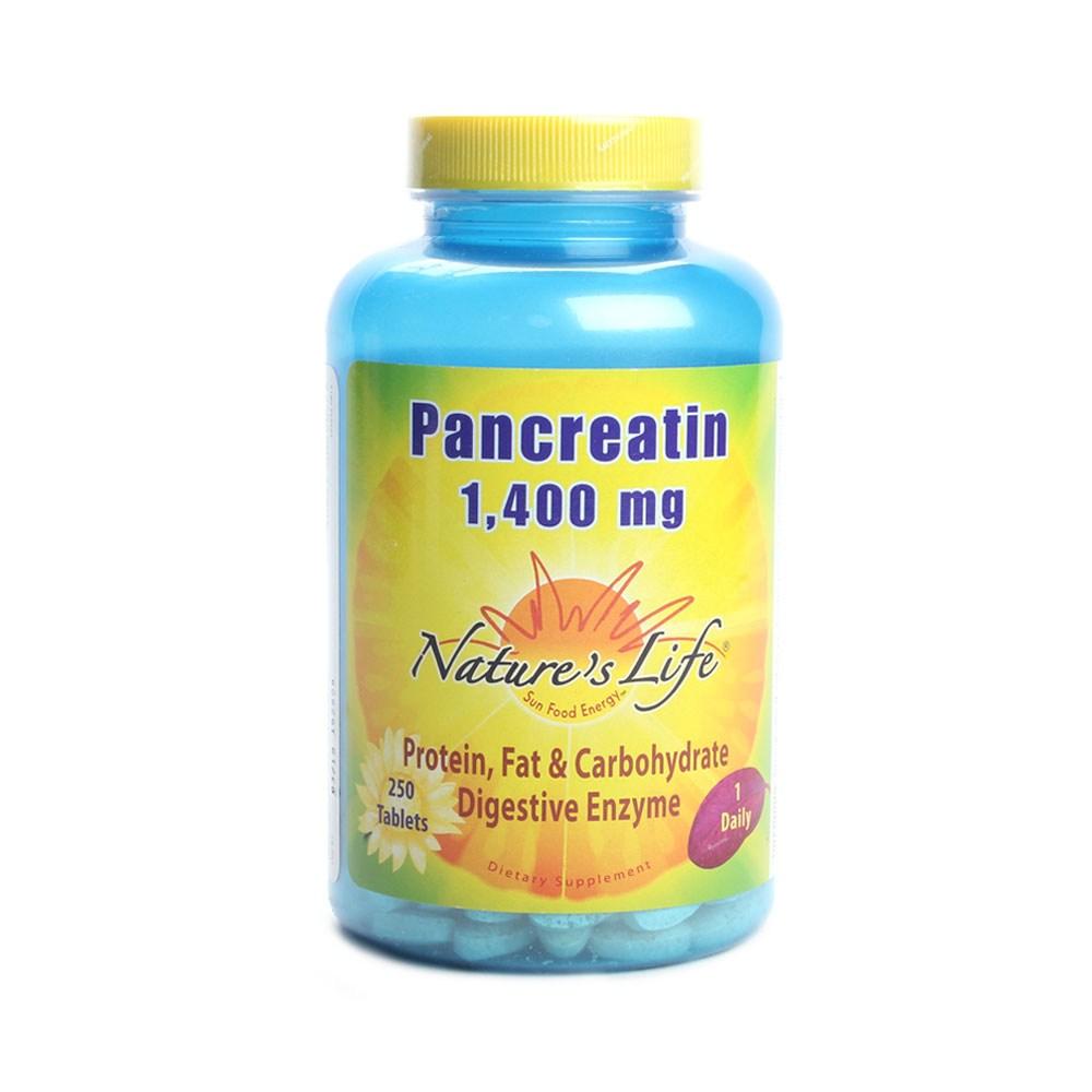 <b>네이쳐스라이프</b> 판크레아틴 1400mg 250정