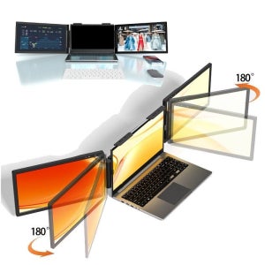 노트북 모니터 보조 휴대용 듀얼모니터 14인치 A.블랙E2414인치듀얼스크린1080P