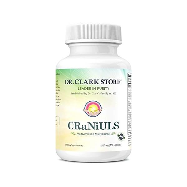 닥터 클락 스토어 CRaNULS(다중 비타민 미네랄) 520mg 150개 젤라틴 캡슐