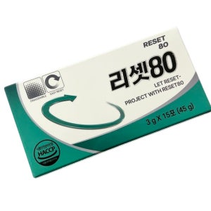리셋80 (3gx15포) 15회분 x 5개