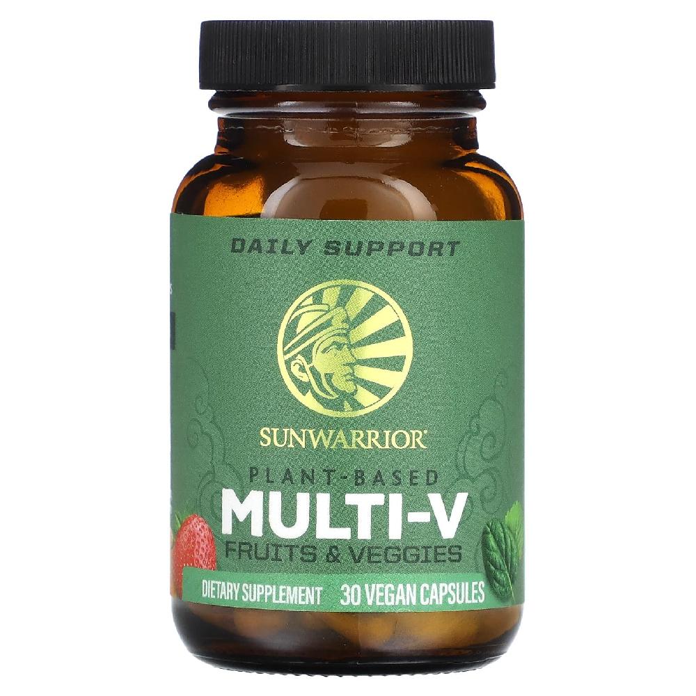 선워리어 멀티V MultiV <b>비타민A</b> 티아민 리보플라빈 니아신 엽산 비오틴 베지캡슐 30정