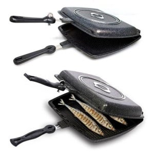 생선굽는팬 생선구이팬 양면 직화 중형