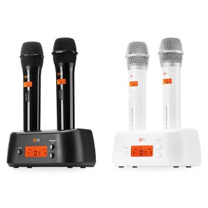 TJ미디어 태진 무선마이크 DWS-6000 노래방마이크 코인노래방 2채널