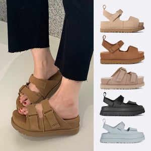 미국 어그 여성 샌들 슬리퍼 골든스타 골든글로우 플랫폼