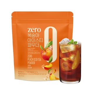 네이쳐티 제로 복숭아 아이스티 파우더 가루 분말 500g