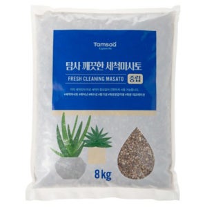 탐사 깨끗한 세척마사토(중립) 8kg x 3개입 (총 24kg)
