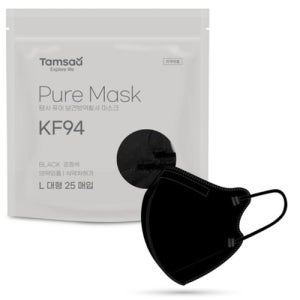 탐사 퓨어 마스크 지퍼백 KF94 블랙 흰색 베이지 100개