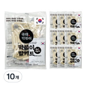 [국대떡볶이] 국내산 100% 고춧가루 밀키트 매콤, 345g, 10개
