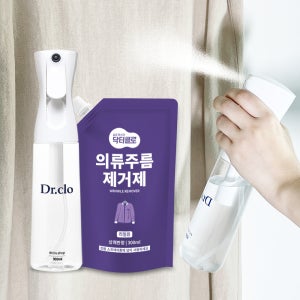 닥터클로 의류주름제거 섬유탈취제 300ml 안개분사 살균 탈취 99.9%