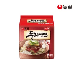 농심 둥지냉면 비빔냉면, 162g, 4개