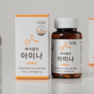 배석철의 아미나 고용량 비타민B3 500mg 미국산 니코틴산아미드