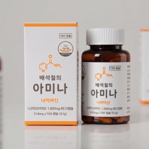 배석철의 아미나 고용량 비타민B3 500mg 미국산 니코틴산아미드