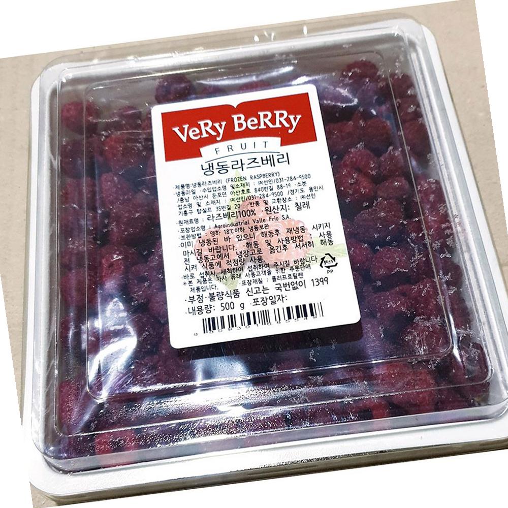 선인 라즈베리 IQF 500g 4개 냉동과일 디저트