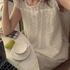 322 / 여름잠옷 날개 나시 반바지 세트 홈웨어