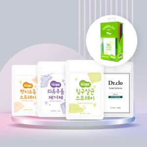 닥터클로 개인위생 트래블키트 여행필수품 살균소독 99.9% 4종세트