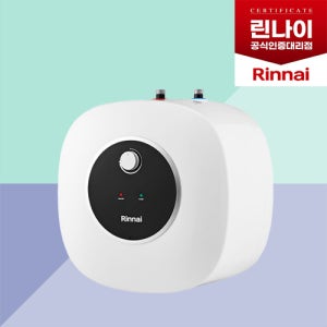 린나이 전기 온수기 30리터(블랙) 벽걸이형 상향식 식당 온수기 설치 REW-W30INEJ