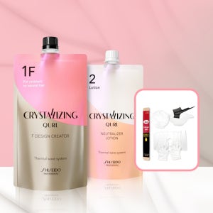 시세이도 큘 파마약 크리스탈라이징 F 웨이브 볼륨 열펌 매직약 셀프파마