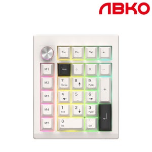 앱코 K26 3모드 무선 QMK VIA 넘버 숫자 키매핑 매크로 키패드