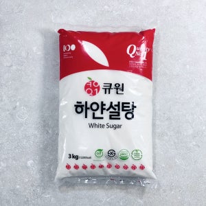 큐원 하얀설탕 3kg 백설탕