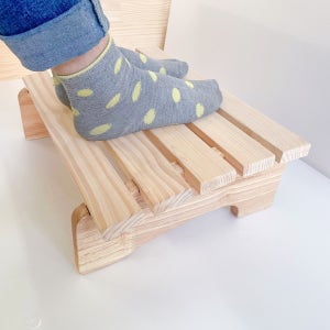 원목 편백나무 발받침대 책상 발거치대 사무실 의자 풋레스트 발판