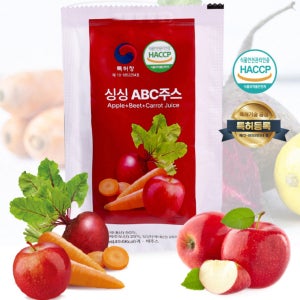 갈아만든 싱싱 ABC 주스 100mlx20포 특허등록 국산 사과+비트+당근 과채주스